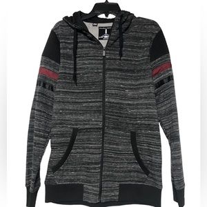 I Jeans by Buffalo Jeans Zip Hoodie Black & Gray Men’s L